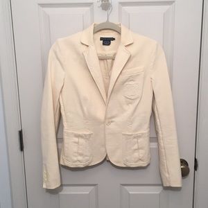 Ralph Lauren Quinn Cream Blazer